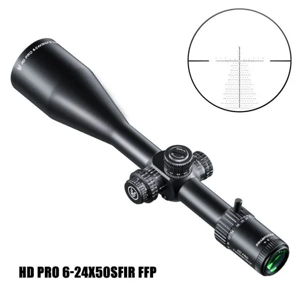 دوربین سوامپ دیر HD PRO 6-24X50SFIR FFP(30GK)
