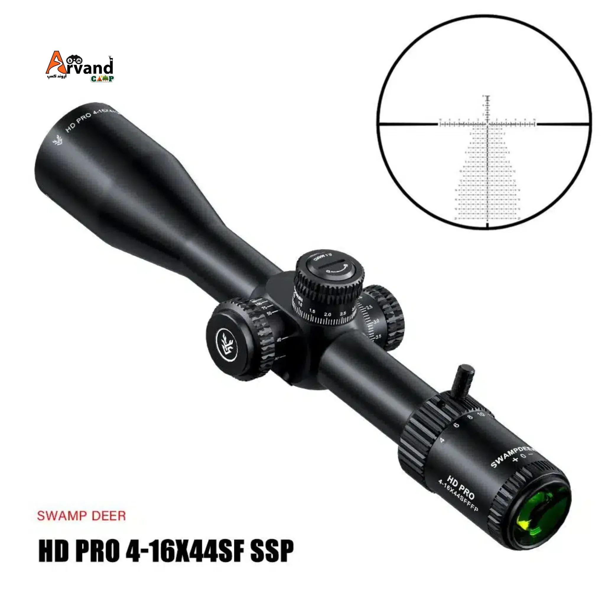 دوربین سوامپ دیر HD PRO 4-16×44 SF FFPپایه